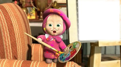 Masha and the bear Montage photo