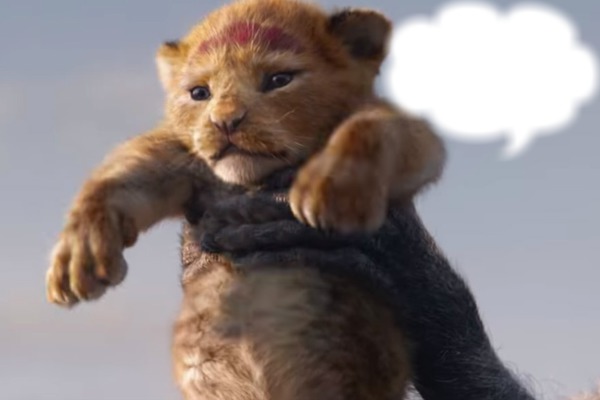 le roi lion film sortie 2019 1.70 Фотомонтаж