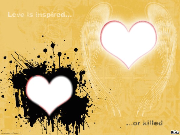 love or killed Photomontage