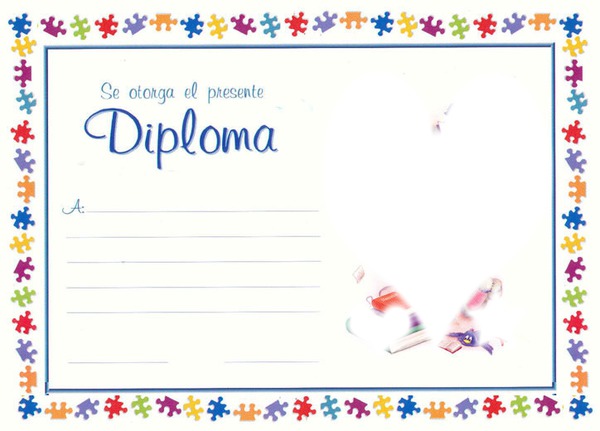 diploma Fotomontaža