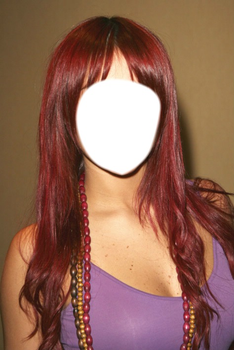cheveux rouge 2 フォトモンタージュ
