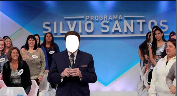 Silvio Santos Photo frame effect