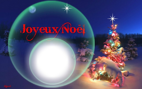 Joyeux Noël Fotomontaža