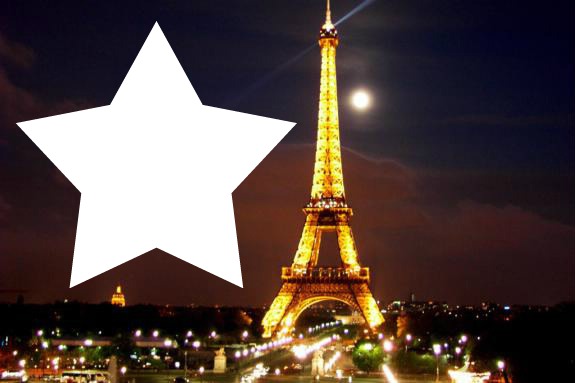 paris étoile Fotomontáž