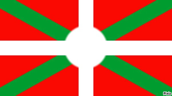 drapeau pays basque Fotomontagem