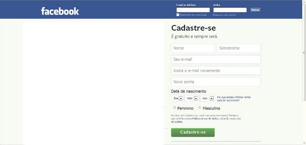 Facebook ( Português ) Photomontage