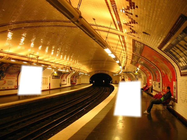 Métro Paris Photo frame effect
