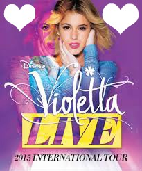 Violetta Live Montaje fotografico