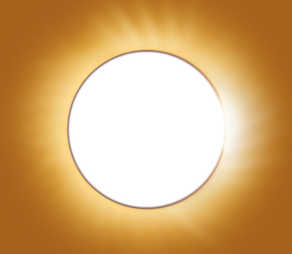 Eclipse Photo frame effect