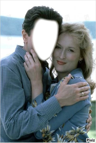 Visage avec Meryl Streep Fotomontage
