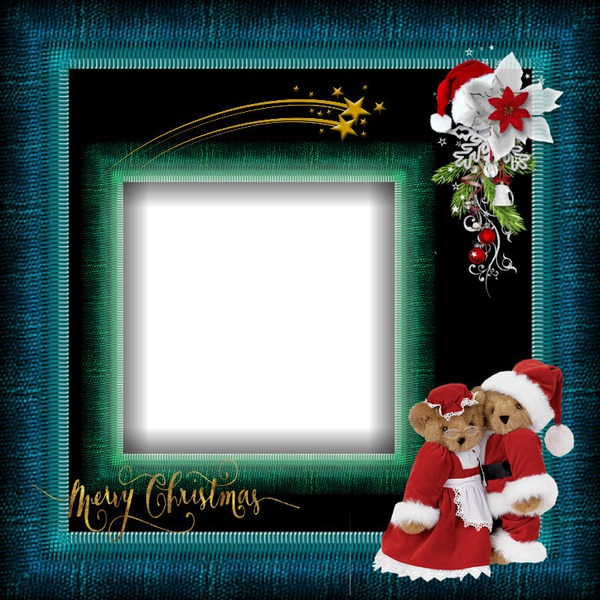 Ma créa Joyeux Noël Photo frame effect