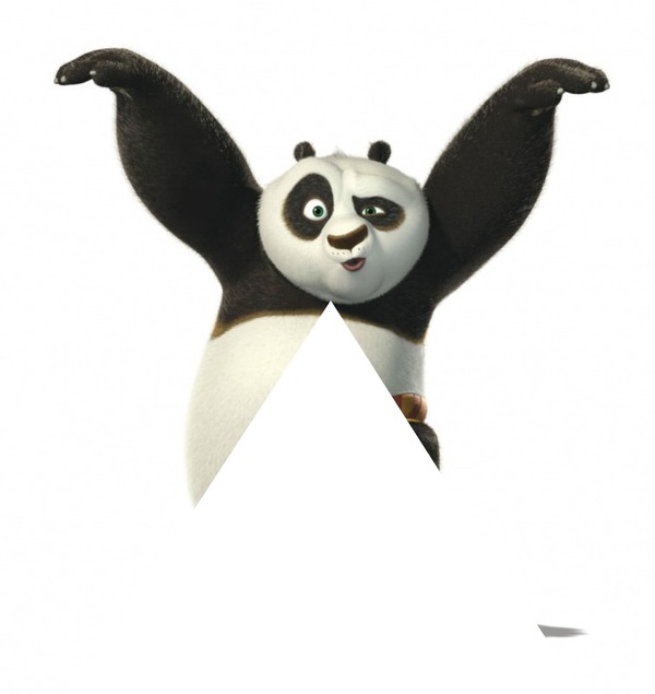 Panda B Fotomontáž
