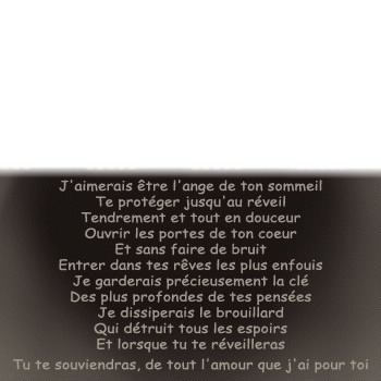 texte d'amoure Photo frame effect