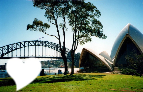 Sydney Photo frame effect