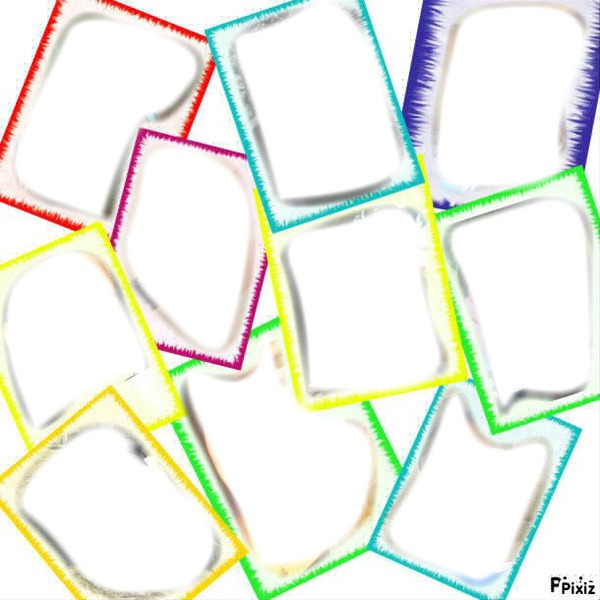 cadre multicolore Fotomontaža