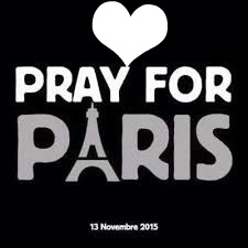 Pray For Paris Montaje fotografico