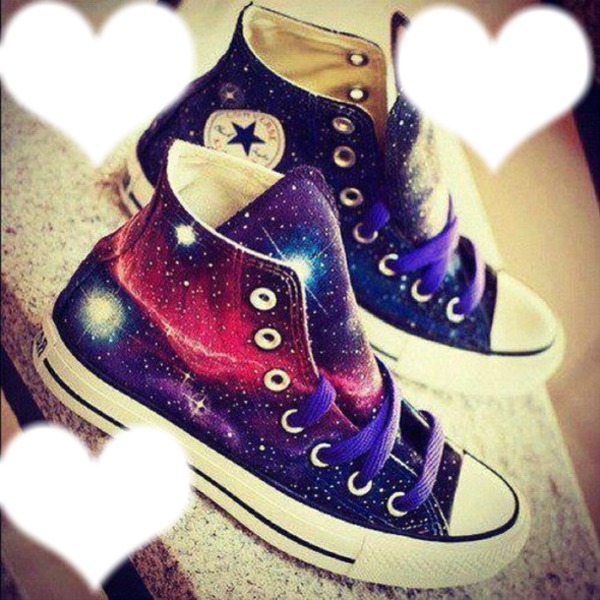 Chaussure galaxy swag Fotomontage