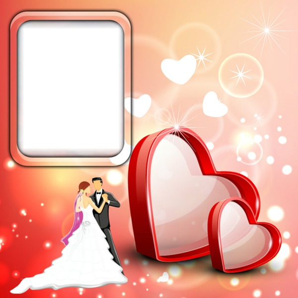 Heirate mich-Love Fotomontáž