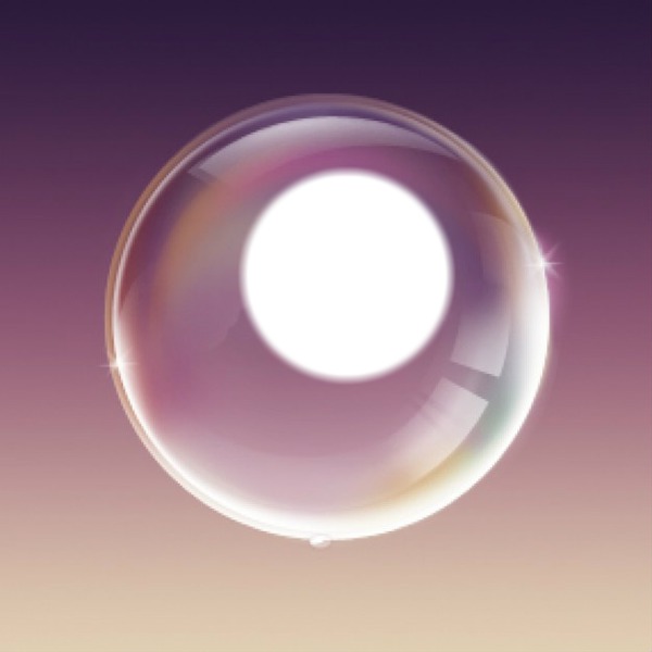 bulle transparente Fotomontagem
