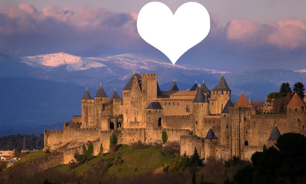 carcassonne love Fotomontagem