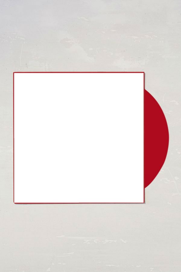 red coloured vinyl 1 Montaje fotografico