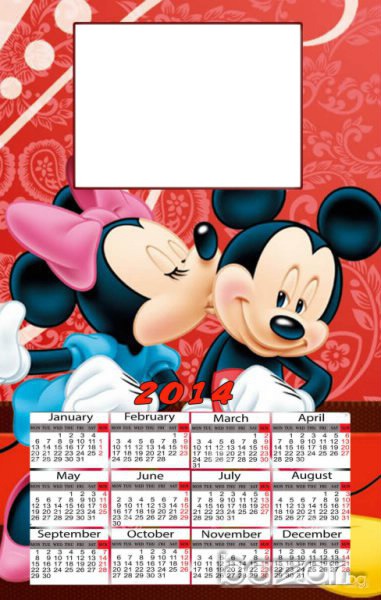 Kalendar 2014 Fotomontaż
