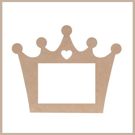 portarretrato madera,  corona, princesa. Photomontage