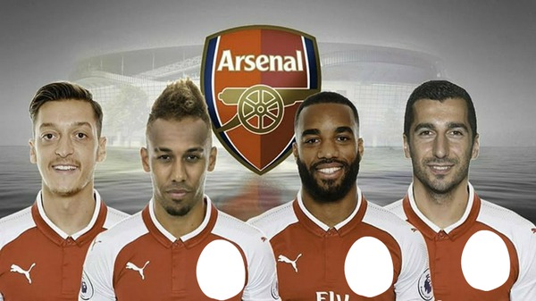 Arsenal stemma Fotomontage