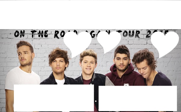 I LOVE YOU 1D フォトモンタージュ