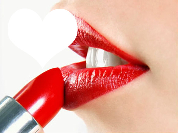 Red Lipstick Tumblr Fotomontaggio
