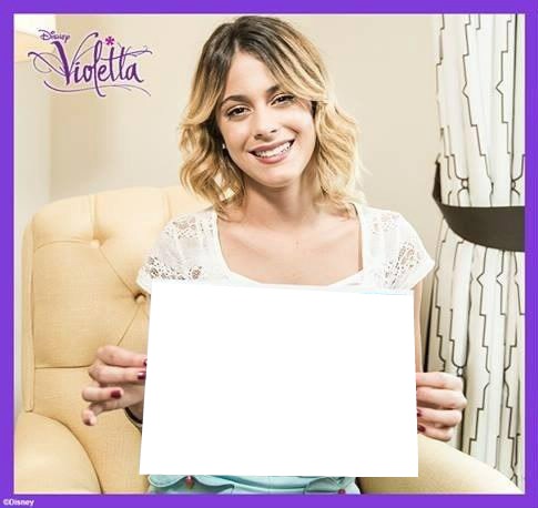 Cartel De Violetta "Tini" Photo frame effect