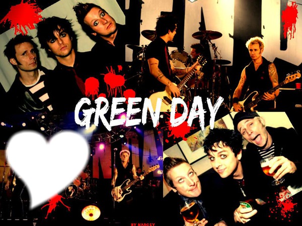 Green Day Valokuvamontaasi