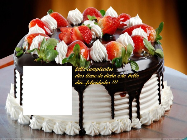 pasteles de cumpleaños Fotomontaggio