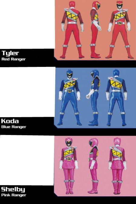 Power rangers dino charge Fotomontage