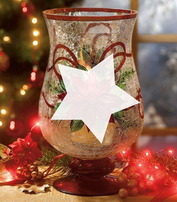 Christmas lamp Фотомонтаж