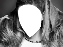 Rosto da Ariana Grande Fotomontagem