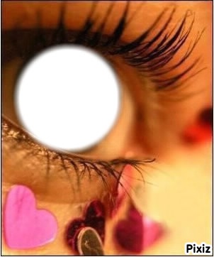 yeux d'amour Photomontage