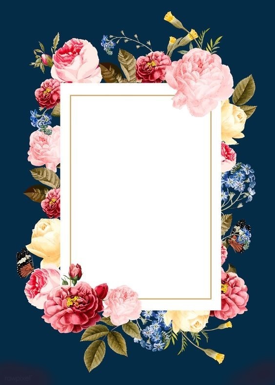 flower frame Fotomontāža