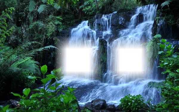 waterfall Fotomontage