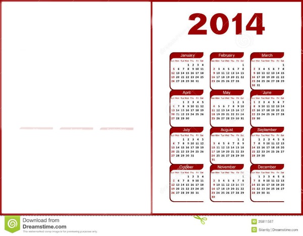 calendrier 2014 Фотомонтаж