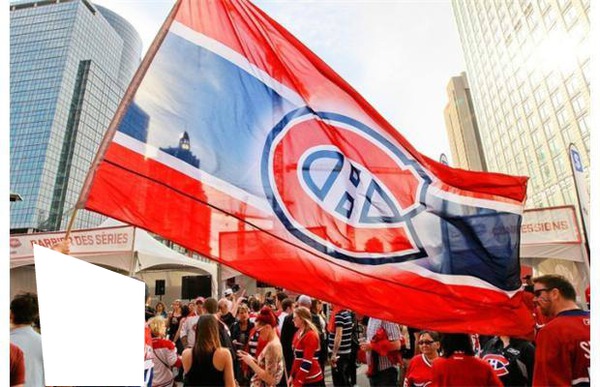 Les Canadiens Fotomontaż