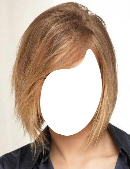 cheveux blonds Fotomontaż