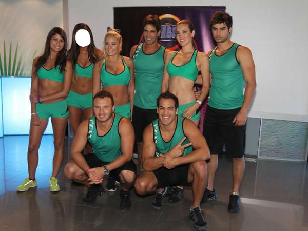 equipo verde combate Photo frame effect