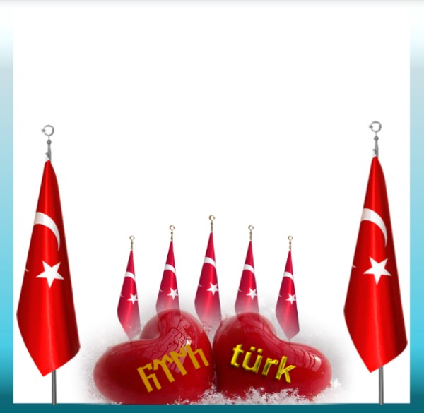 türk bayrağı Fotoğraf editörü