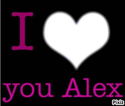 I love You alexandre フォトモンタージュ