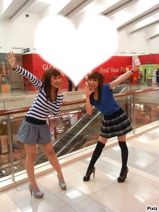 Twister Twin Felly and Christy Cherrybelle Montaje fotografico