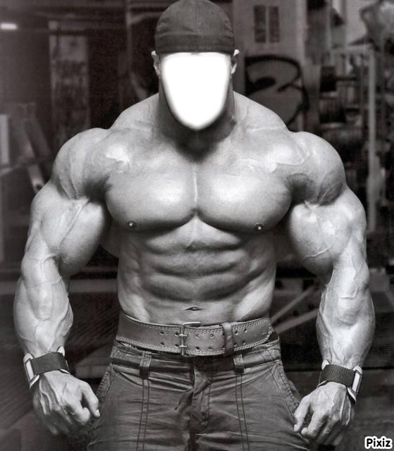 Bodybuilder Fotomontage