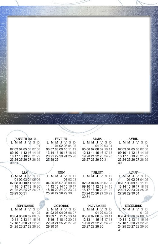 calendrier 2013 Valokuvamontaasi