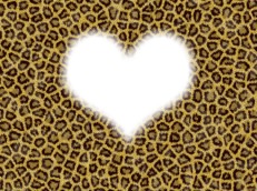 coeur leopard Fotomontage