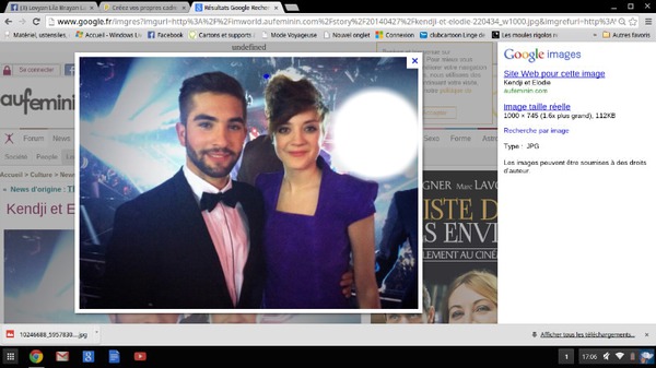 kendji et elodie the voice Photo frame effect